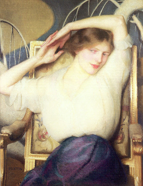 Women in Painting by Impressionist Artist William McGregor Paxton