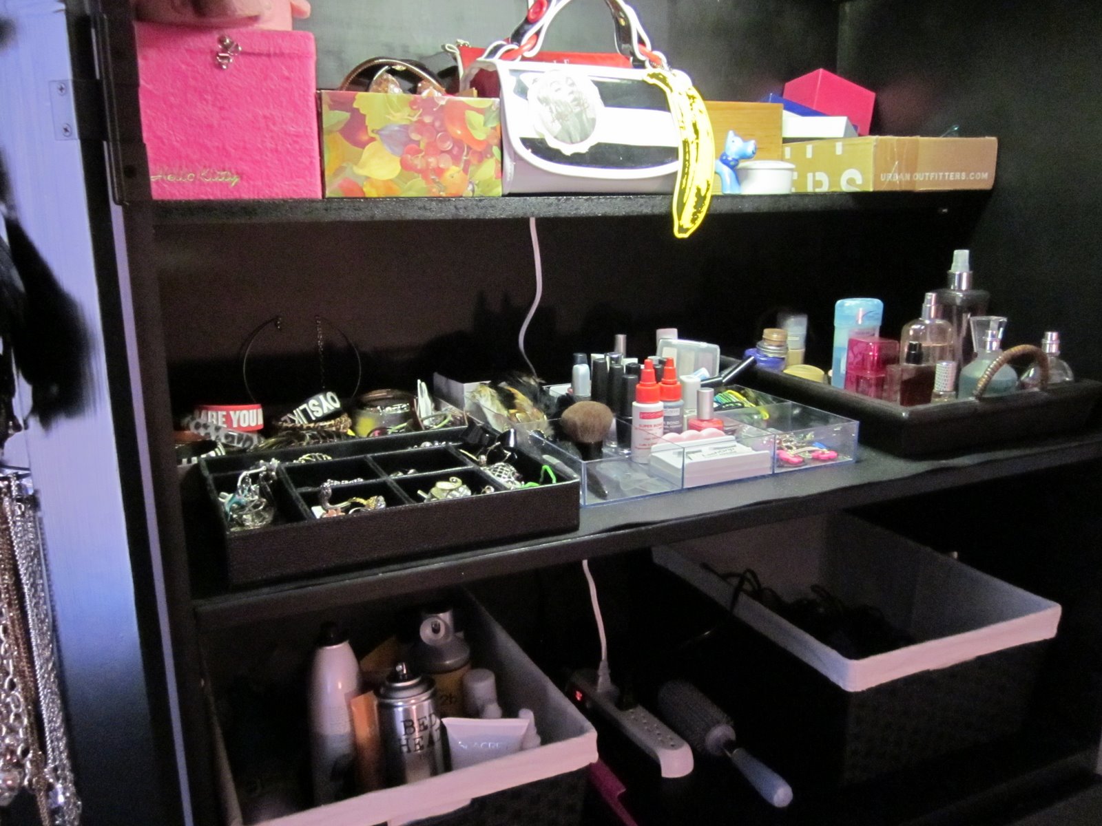 organized armoire, jewelry armoire, blingeez