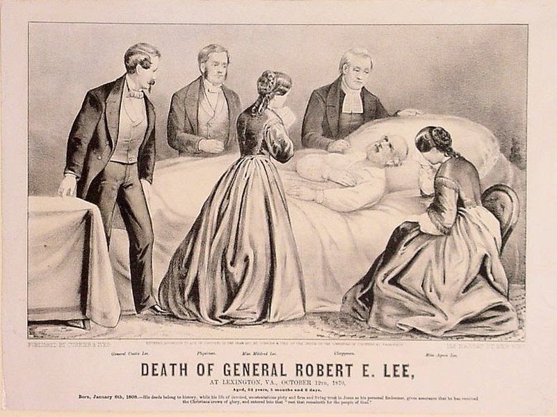 Throwing down the Guantlet October 12, 1870, Robert E. Lee's last day