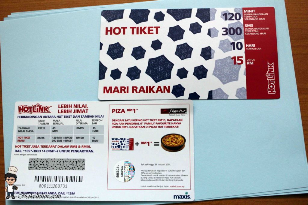 [Giveaway] Christmas Hotlink Hot Tickets Nikel Khor ^ ^ PaPago kaki
