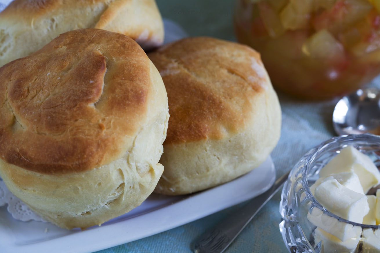 Cafe Lynnylu Easy Watermelon Rind Preserves and Angel Biscuits