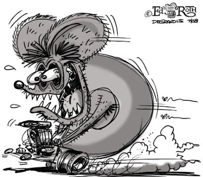 cartoon dragster