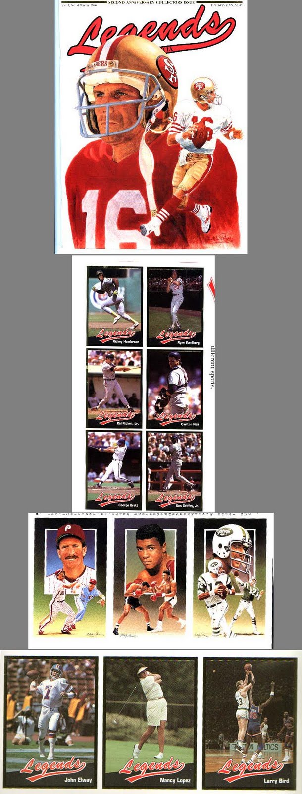 Uncataloged Baseball Cards 19881990 Legends Sports Memorabilia Magazine