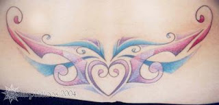 Sexy Girls With Lower Back Tattoo Designs Especially Lower Back Heart Tattoo Picture 7