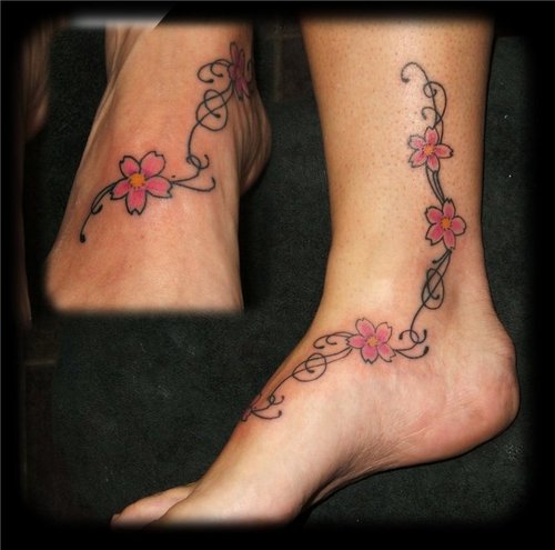 tattoo quotes on foot