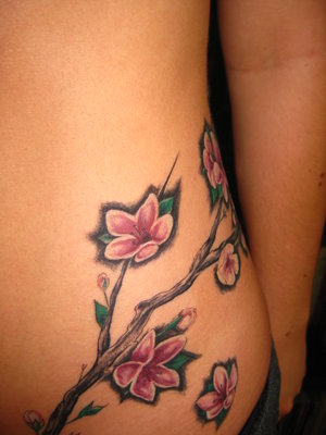  Lower Back Japanese Cherry Blossom Tattoos For Female Tattoo Gallery