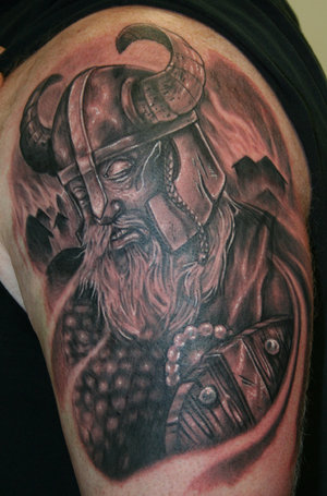 viking sleeve tattoos