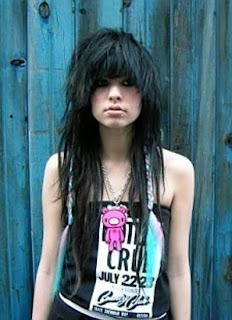 Emo Hair Styles With Image Emo Girls Hairstyle With Long Black Emo Hair Picture 5