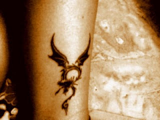Ankel Tribal Dragon Tattoo Design