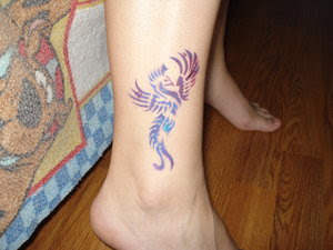 Phoenix Airbrush Tattoo