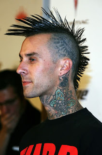 Travis Barker Hair Styles With Fanned Mohawk Hairstyles 5