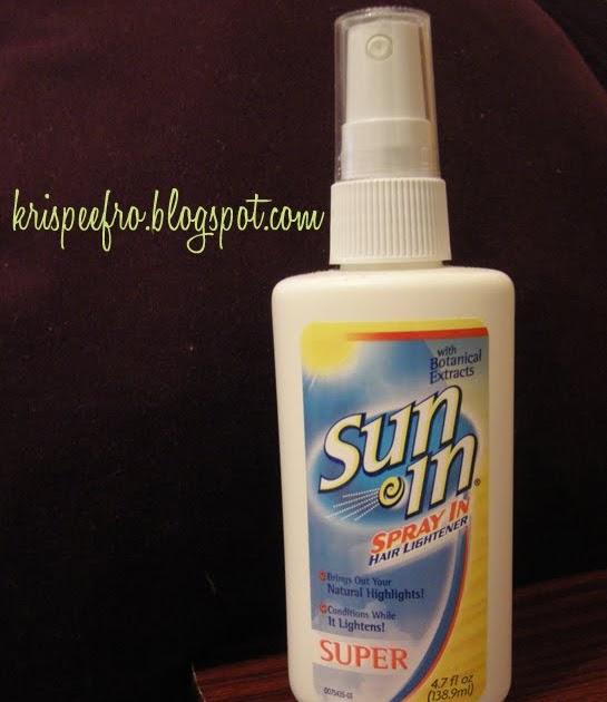 krispeefro 'Sun In' Hair Lightener Spray