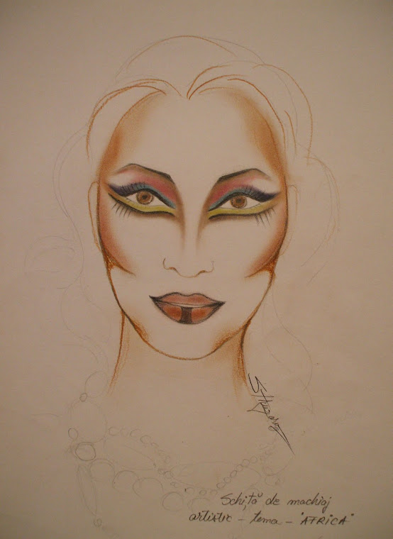 sketch-artistic make-up