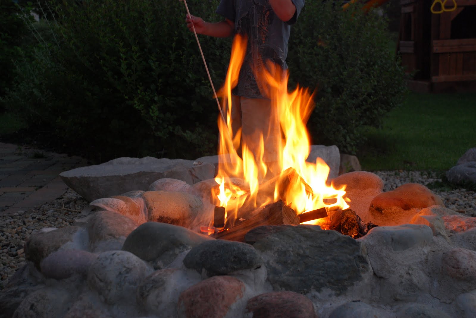 >S’Mores in the Pit