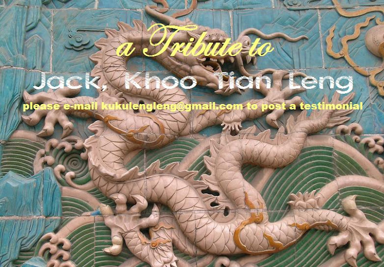 A Tribute to Jack, Khoo Tian Leng