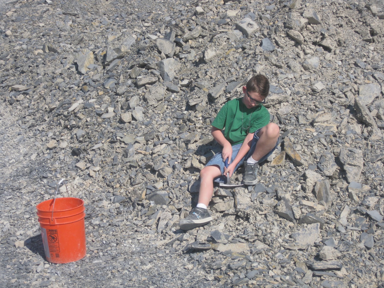 Three Men and a Mommy Fossil Hunting in Utah