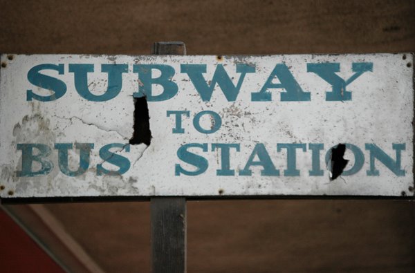 subway sign
