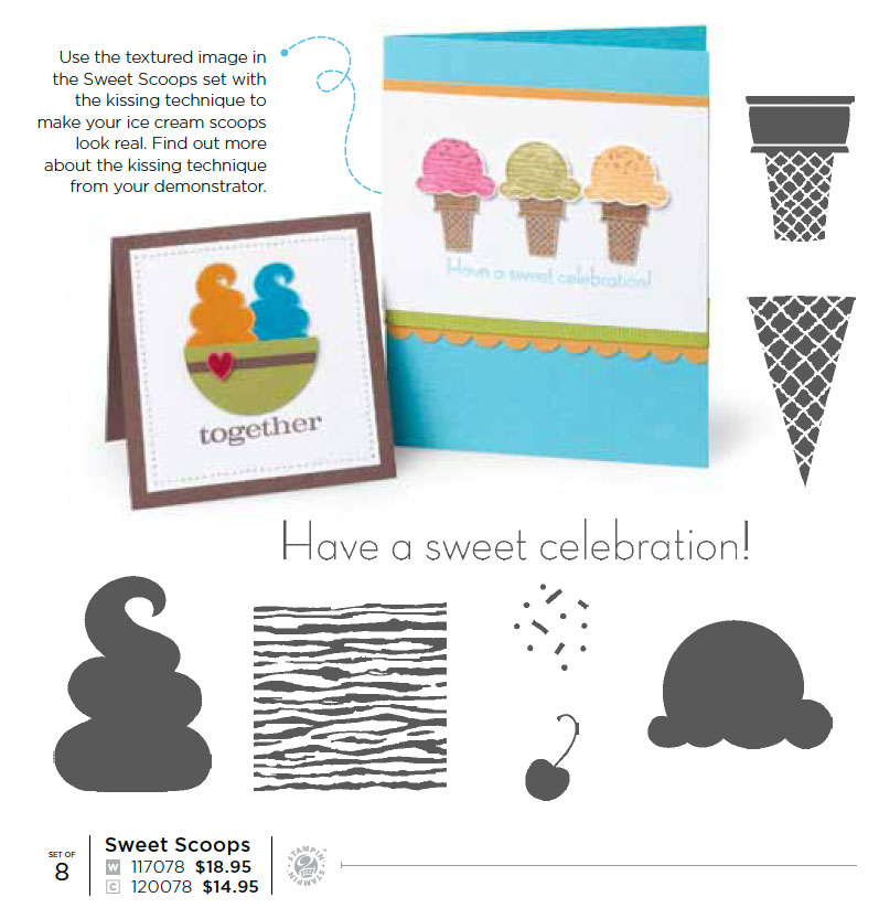 Elaine's Creations Sweet Scoops Ice Cream Parlor Card