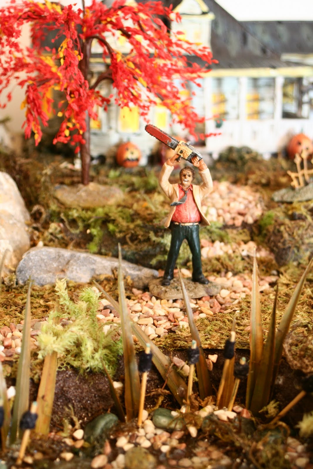 Dirt Cheap Decor! Halloween Village Platform