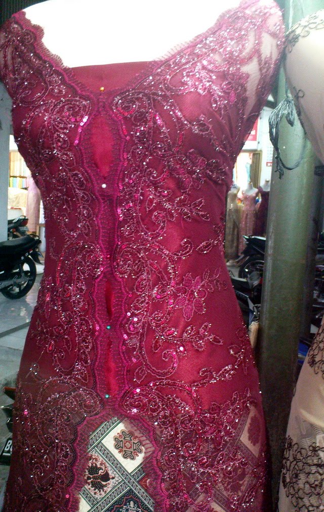 Don't Worry be Mommy Bahan Kebaya Seragam Keluarga Pasar