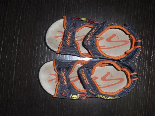 Sandálias GEOX azul/laranja - 15 arcas