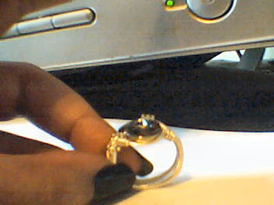 Steampunk Ring Held Up