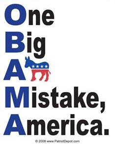 Bush poster One_Big_Ass_Mistake_bumper_sticker