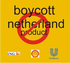 BOYCOTT DUTCH PRODUCT