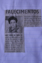 NOTA DE FALECIMENTO E MISSA DE SÉTIMO DIA DE LUCY ENYD