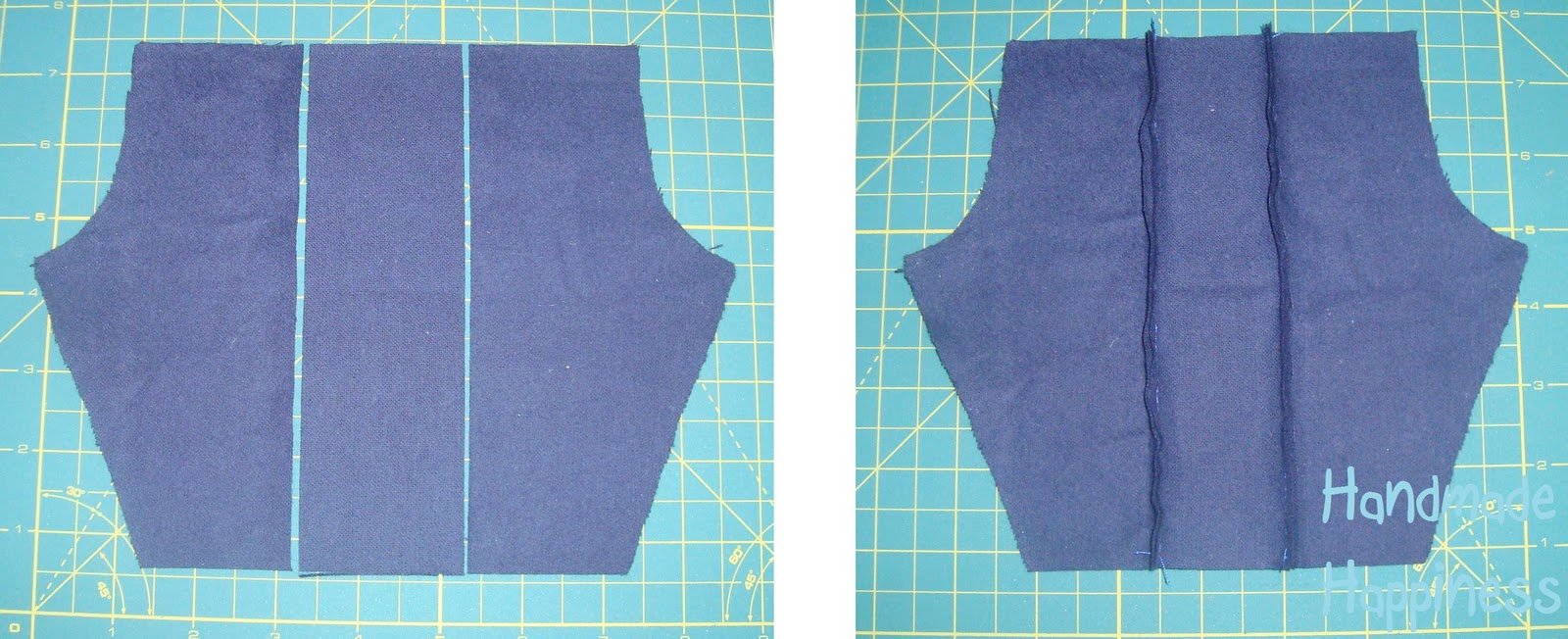 Handmade Happiness Teddy Trousers or How to make a pants pattern bigger