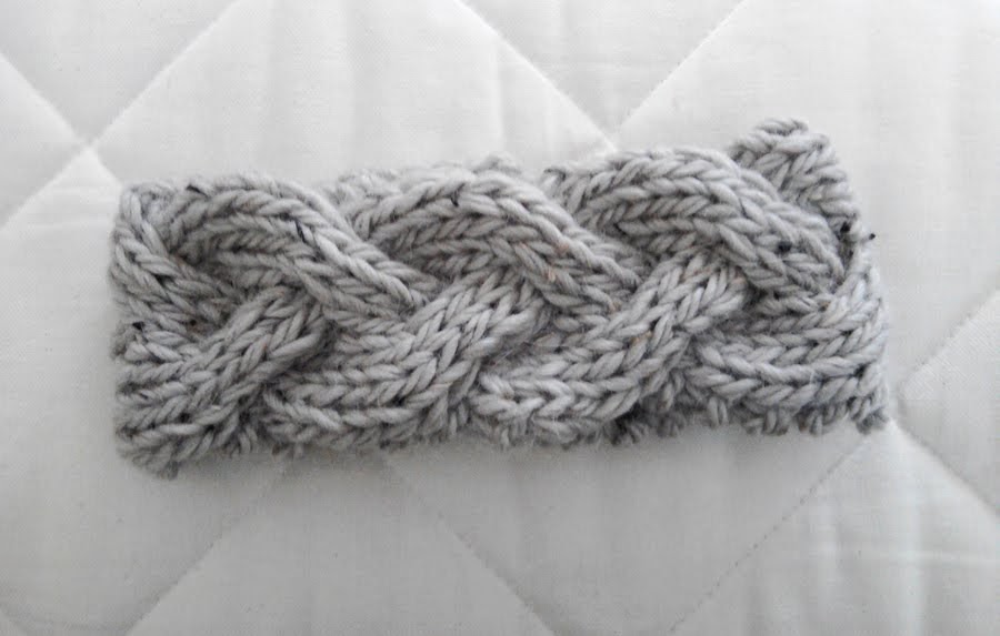 LuluKnits Braided Knit Headband