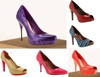 sapatos coloridos verao 2011