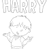 Desenhos do Harry e o balde de dinossauros para Colorir