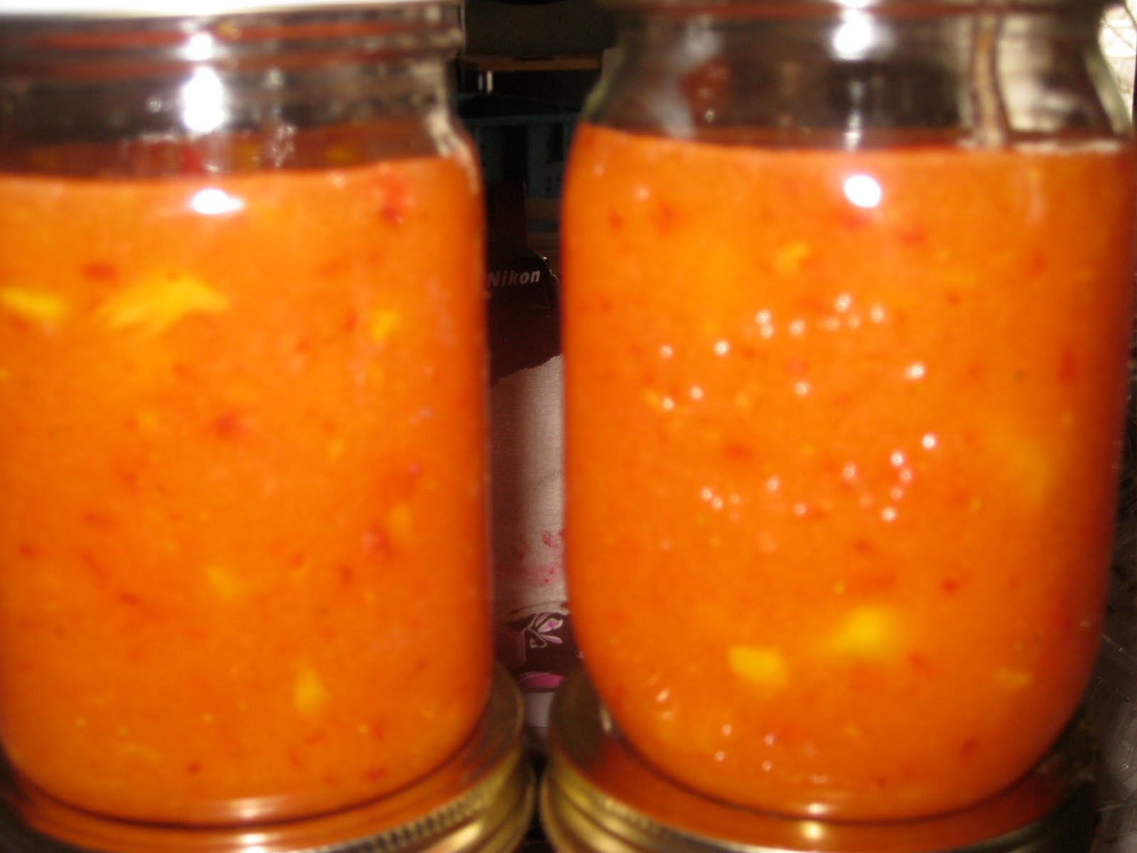 What's Cookin' Good Lookin' Strawberry Mango Freezer Jam