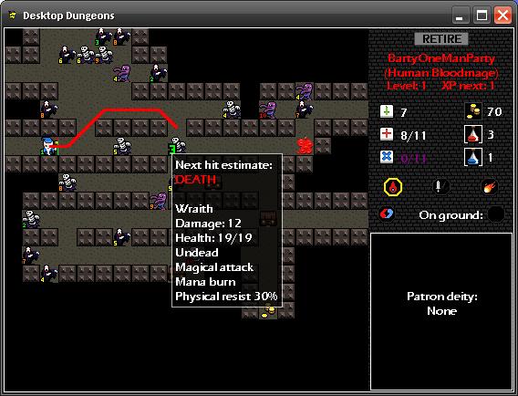 I saw Desktop Dungeons on