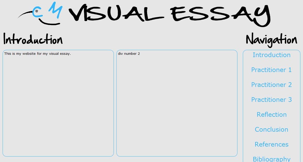 Visual essay topics picture