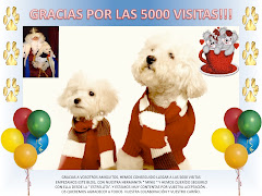 BANNER DE LAS CINCO MIL VISITAS DEL BLOG DE :MINIE,PUPPY Y NINA