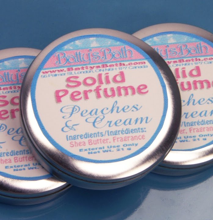 Batty's Bath Handmade Soap Canada Peaches and Cream Handmade Solid