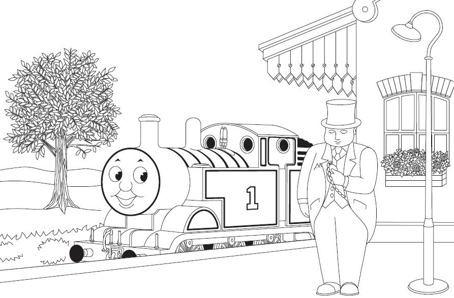 Thomas and Friends: Thomas and Friends Coloring Page