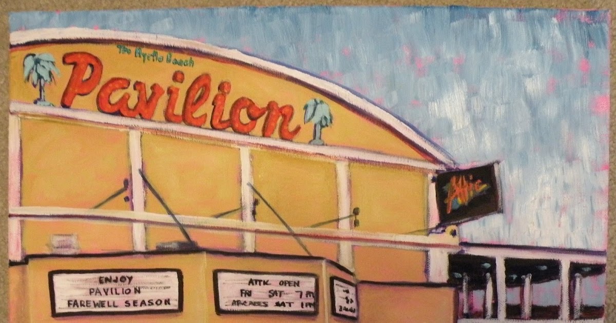 Gwen Dumas Paintings The Myrtle Beach Pavilion