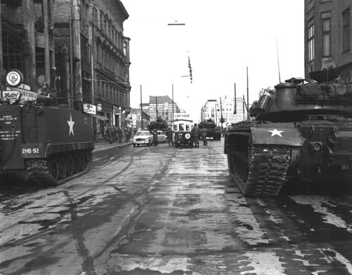 Checkpoint Charlie (named after the notorious checkpoint in the Berlin 