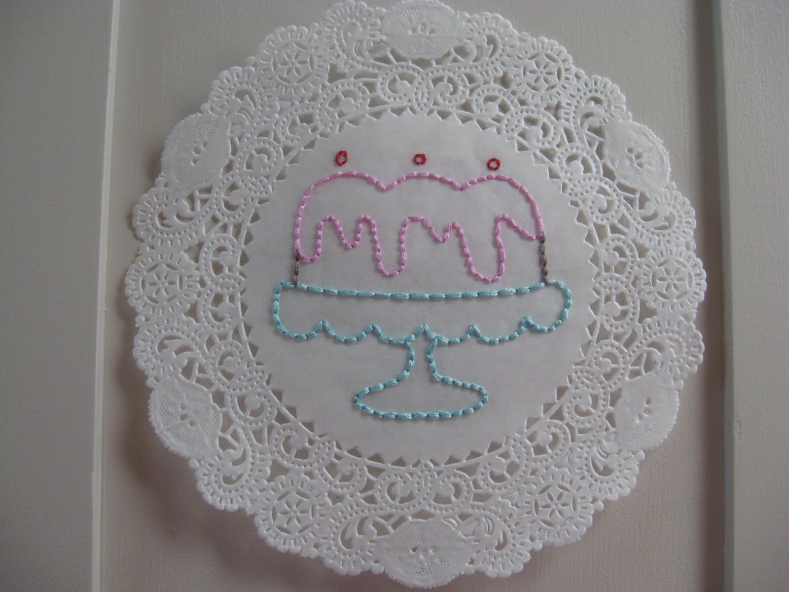 She Is My Sister How To Embroider On Paper