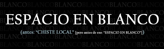 Espacio en Blanco