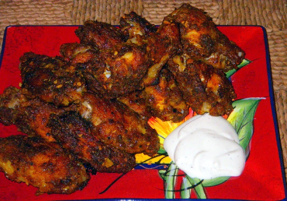 Year on the Grill Pineapple Cajun/Jerk Chicken Wings 3rd try and I GOT