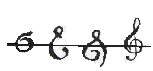 Stylized Treble Clef