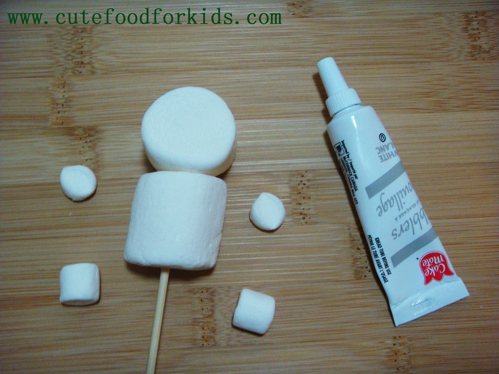 Cute Food For Kids? Marshmallow Pop Teddy Bear