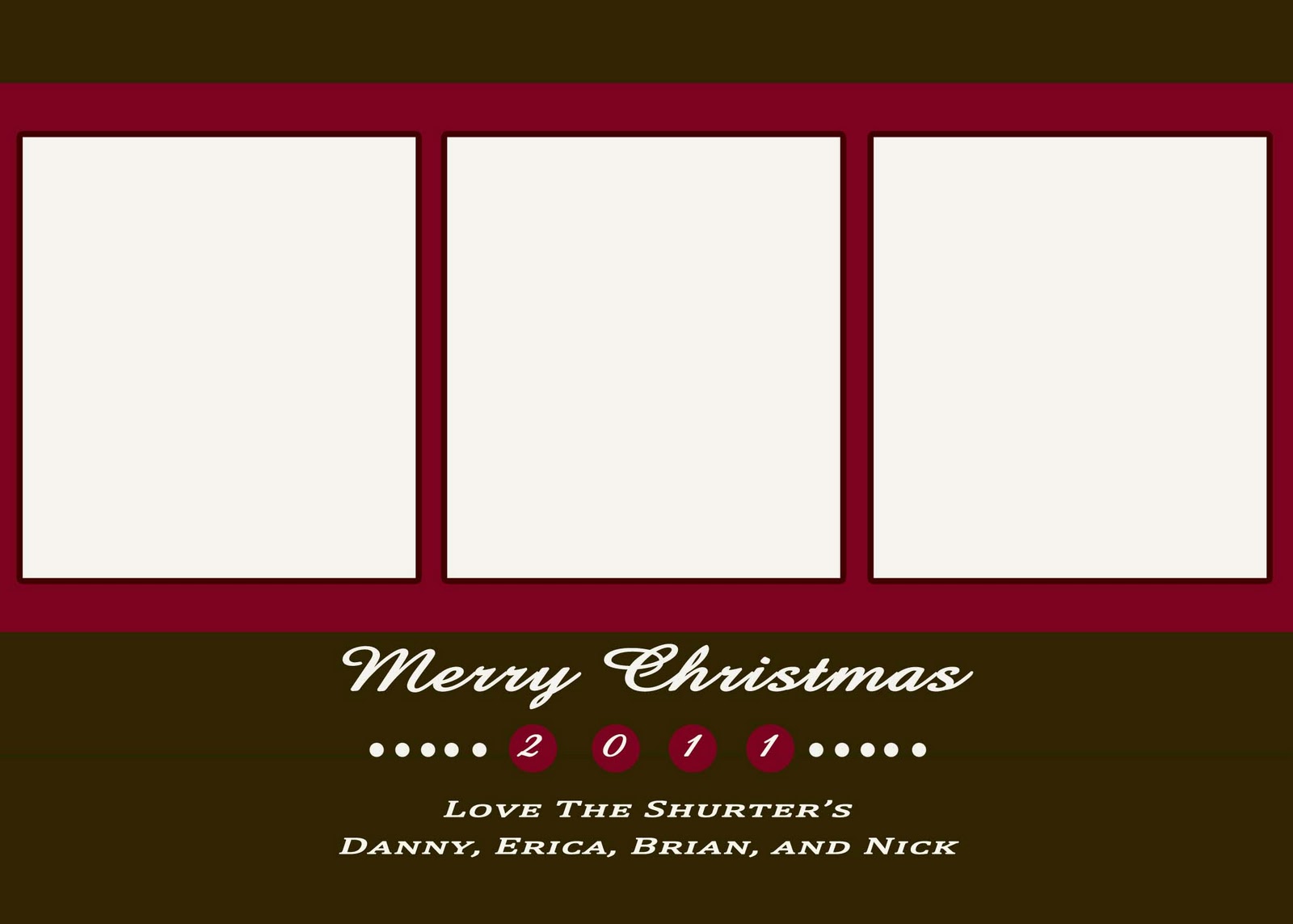 free photo christmas card templates blog
