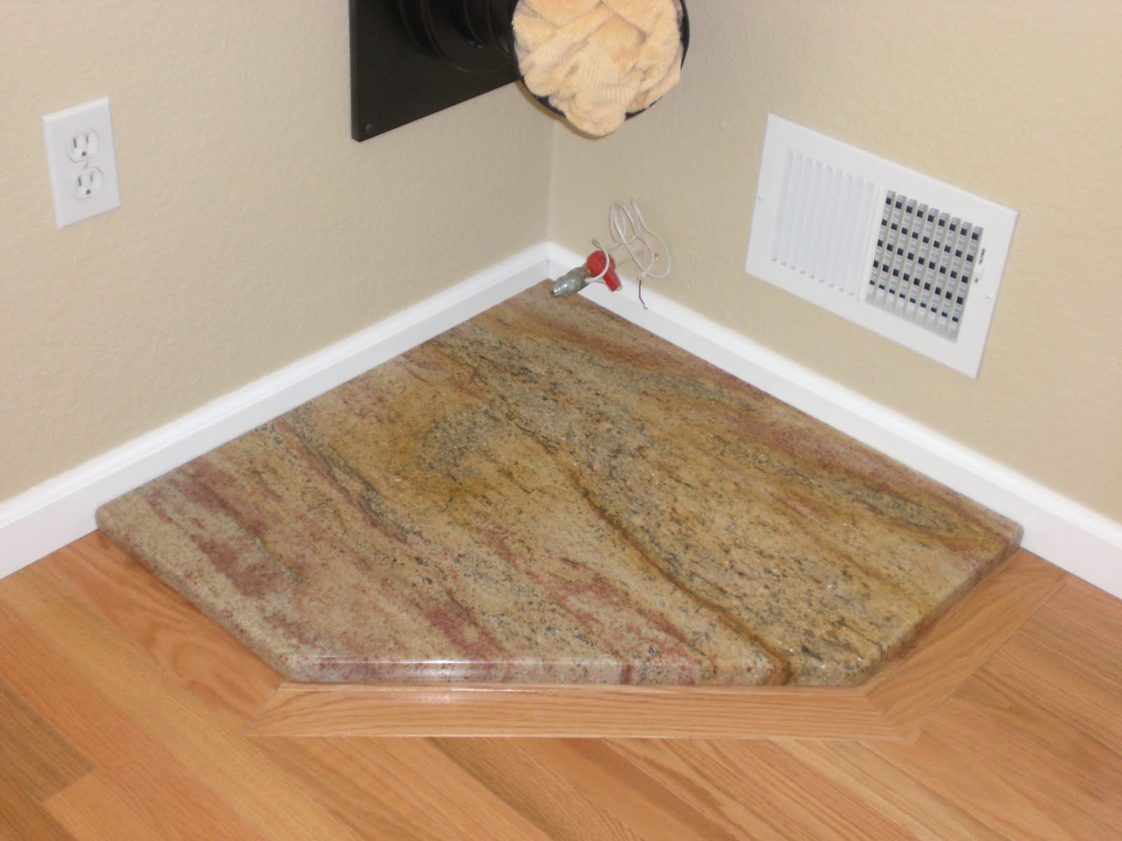 Mountain Musings Master Bedroom Gas Stove Granite