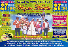 Festividad en Homenaje a la Virgen Marìa