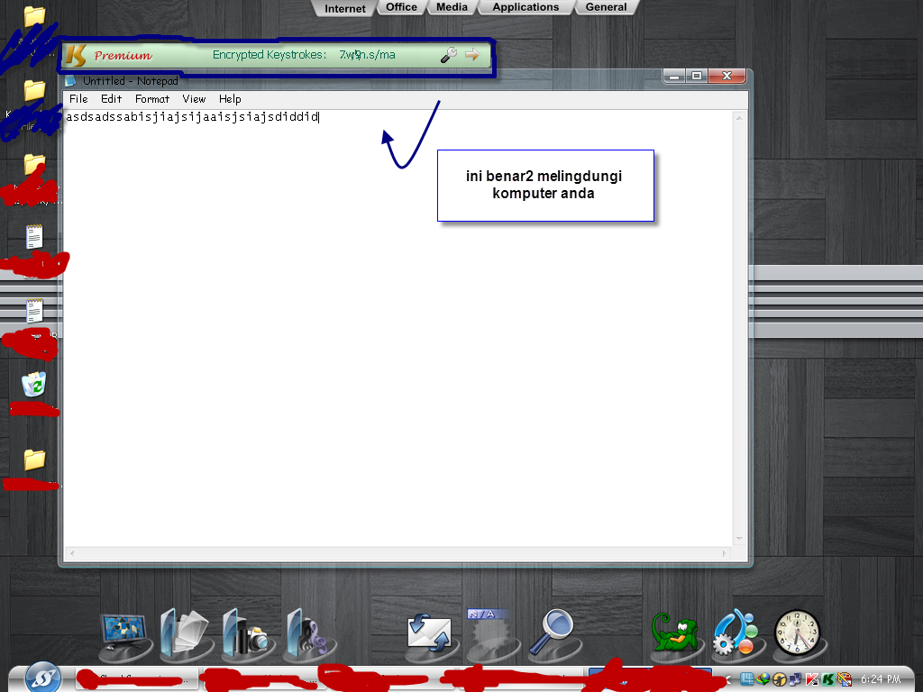 ANTI KEYLOGGER ! Buat hacker yang suka masang keylogger di warnet MATI LU ! Scramble+capture+2